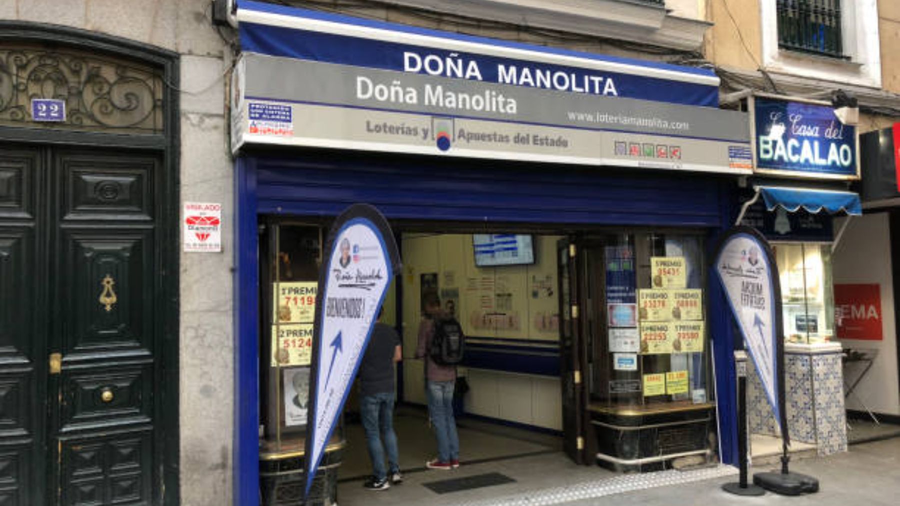 Administración de Doña Manolita en Madrid.