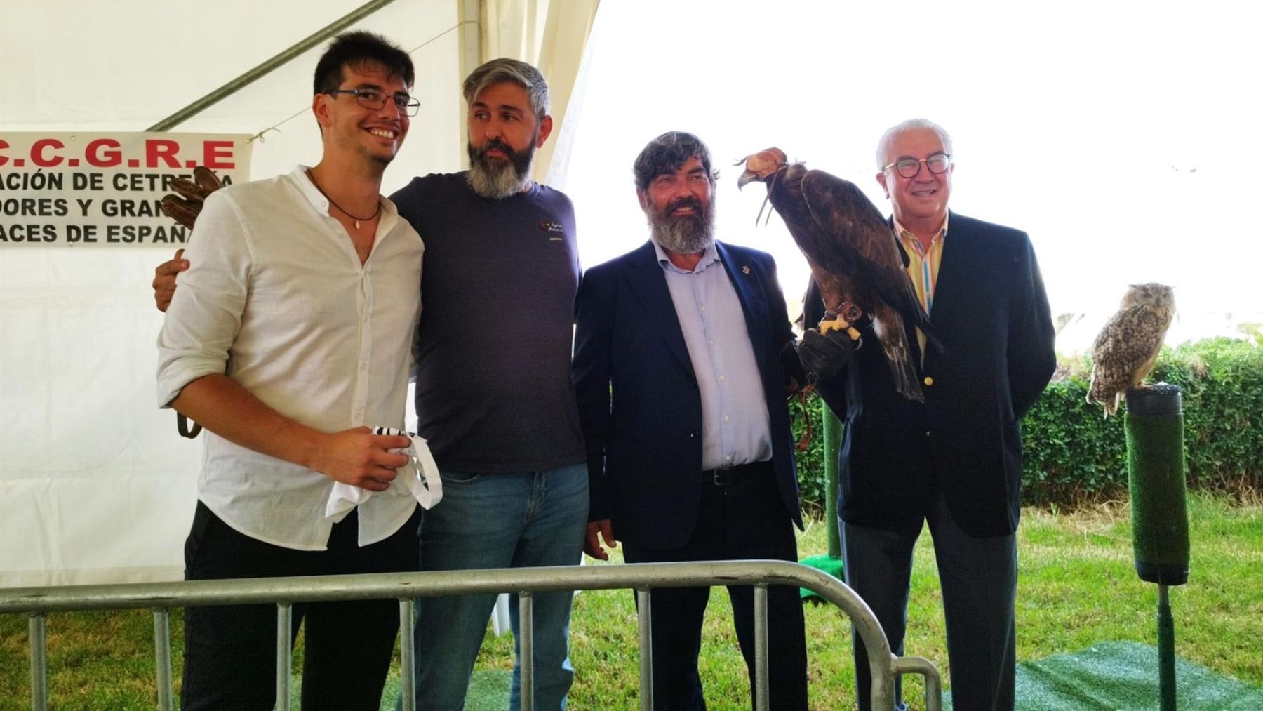 Pedro Bestard en la visita a la Feria de la Caza.