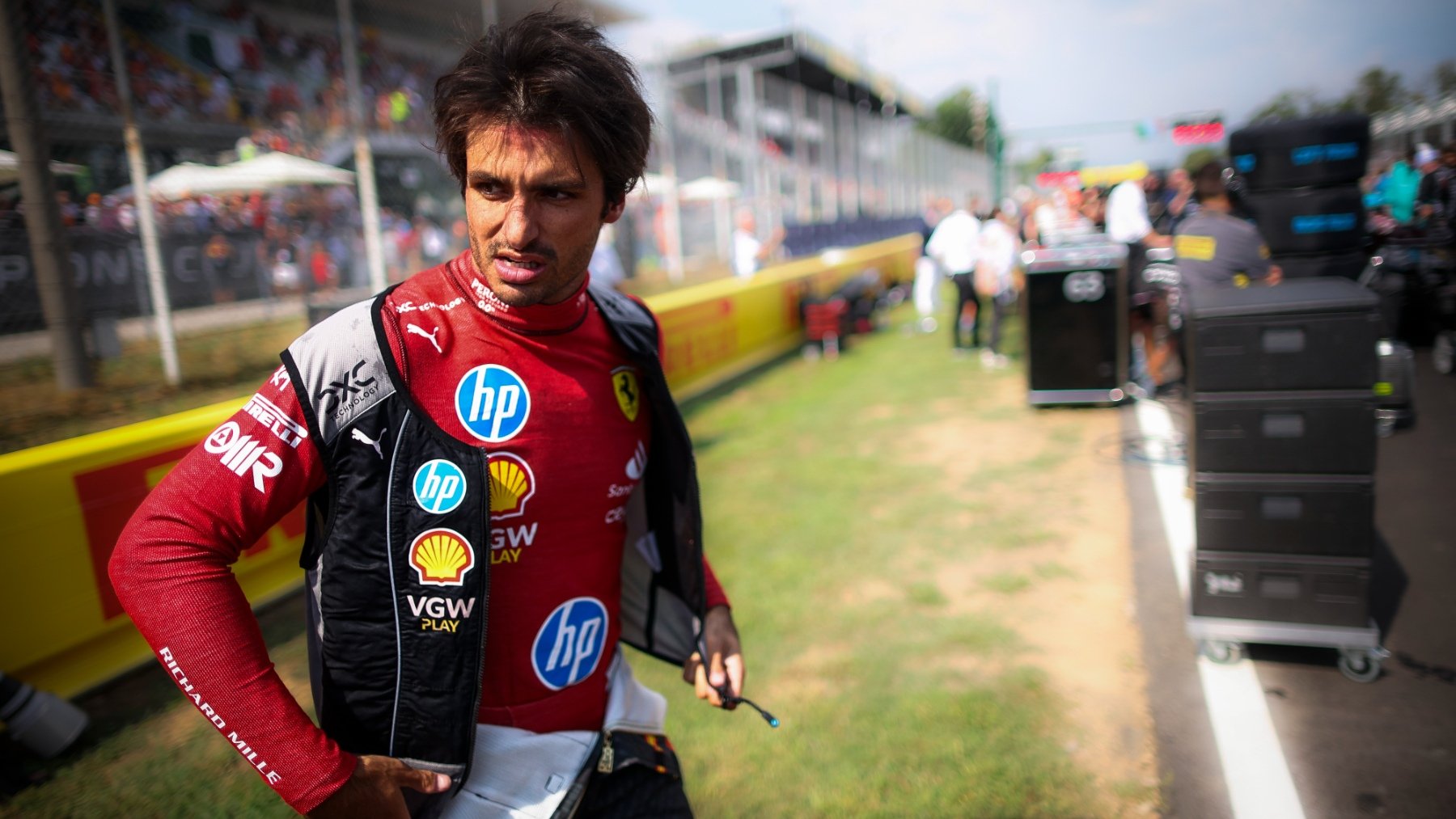 Carlos Sainz en Monza. (Europa Press)