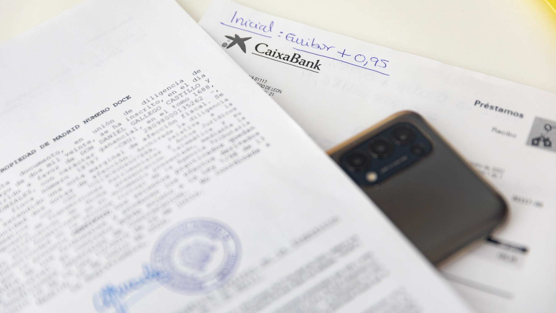 Documentación para la firma de una hipoteca. (EP)