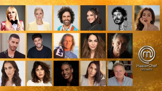 Todos los famosos que se serán concursantes de MasterChef Celebrity (RTVE).