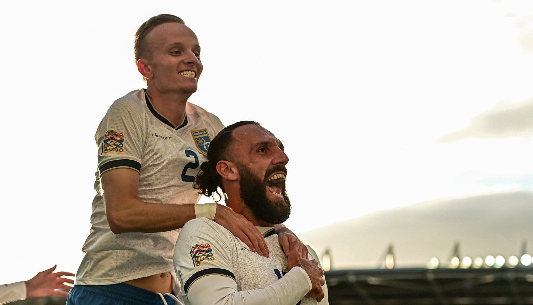 Muriqi celebra un gol.