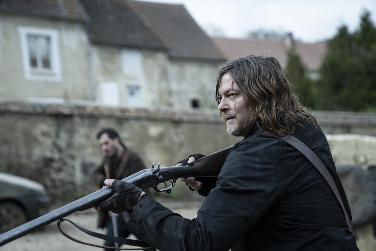El actor Norman Reedus como Daryl Dixon.