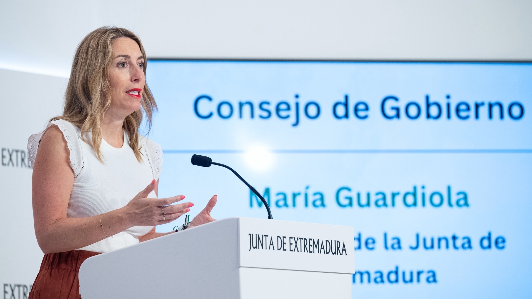 María Guardiola. (EP)