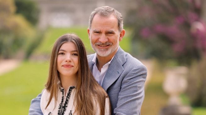 Felipe VI y la infanta Sofía. @Archivo