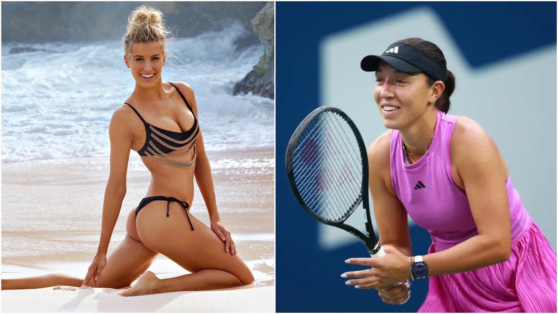 Eugenie Bouchard y Jessica Pegula