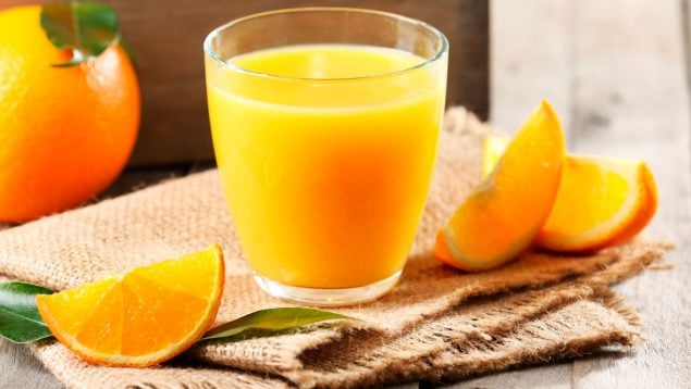 zumo naranja vitamina C