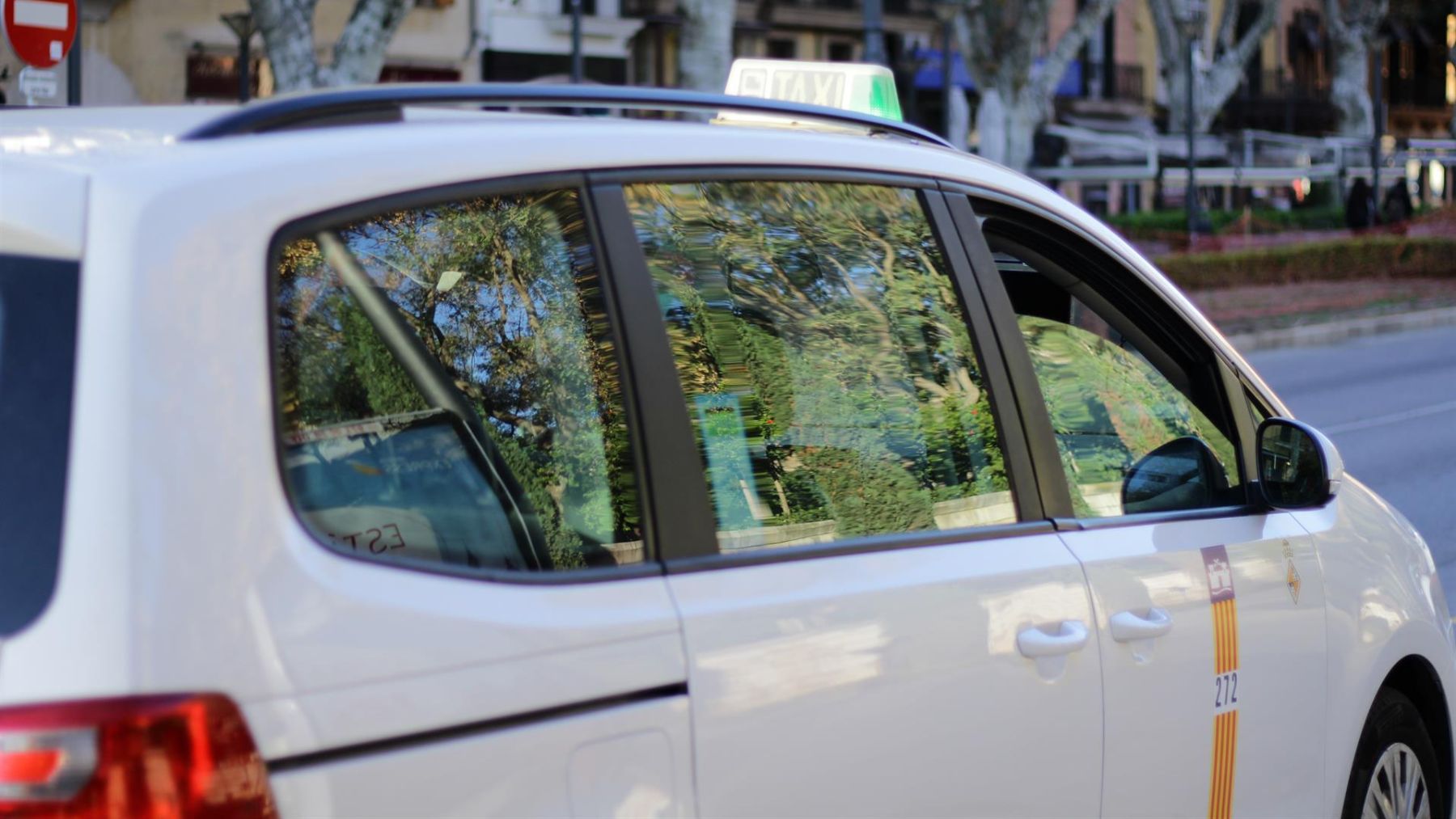 Un taxi en Palma.