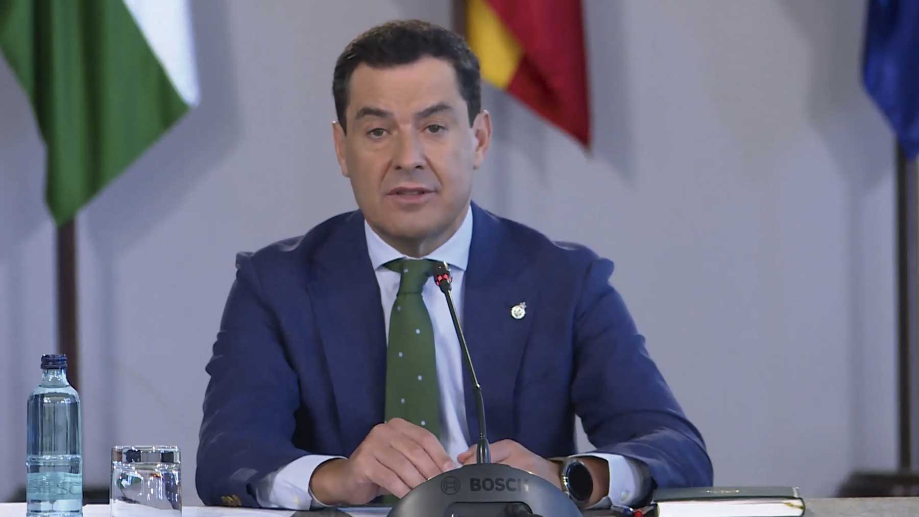 Juanma Moreno, presidente de la Junta de Andalucía.