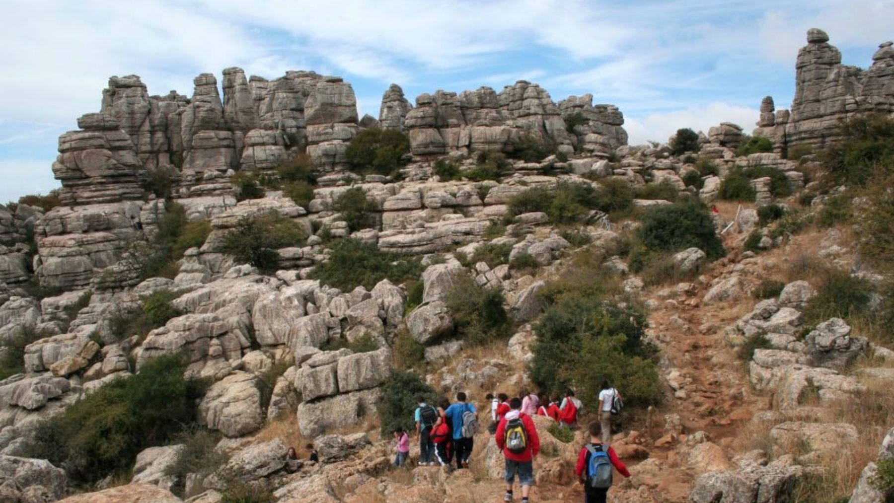 Torcal de Antequera en Málaga. Foto: Turismo Junta de Andalucía