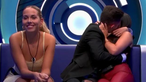 Violeta, Luis y Nerea en Gran Hermano. (Mediaset)