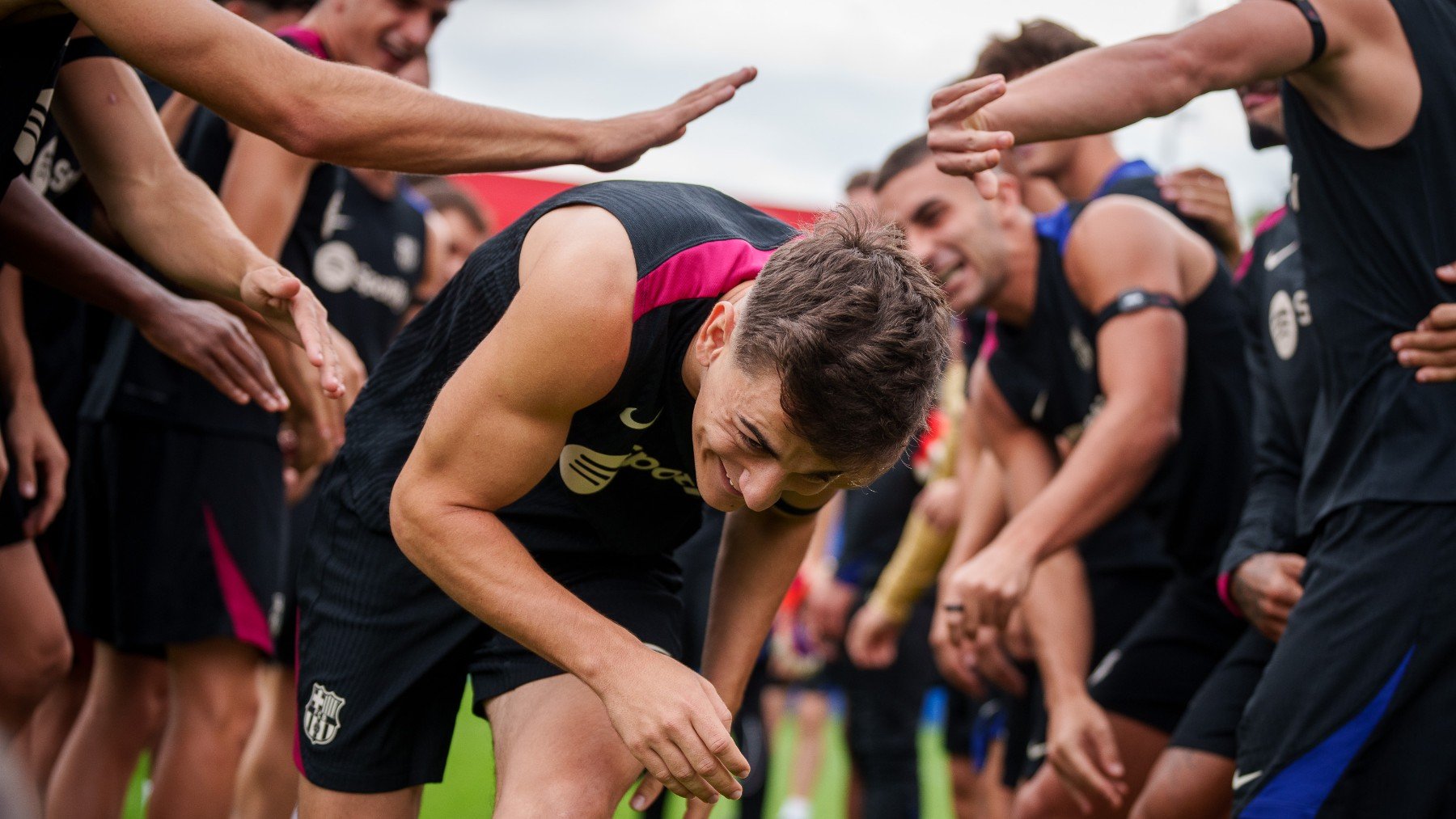 Gavi regresa a los entrenamientos. (FCB)