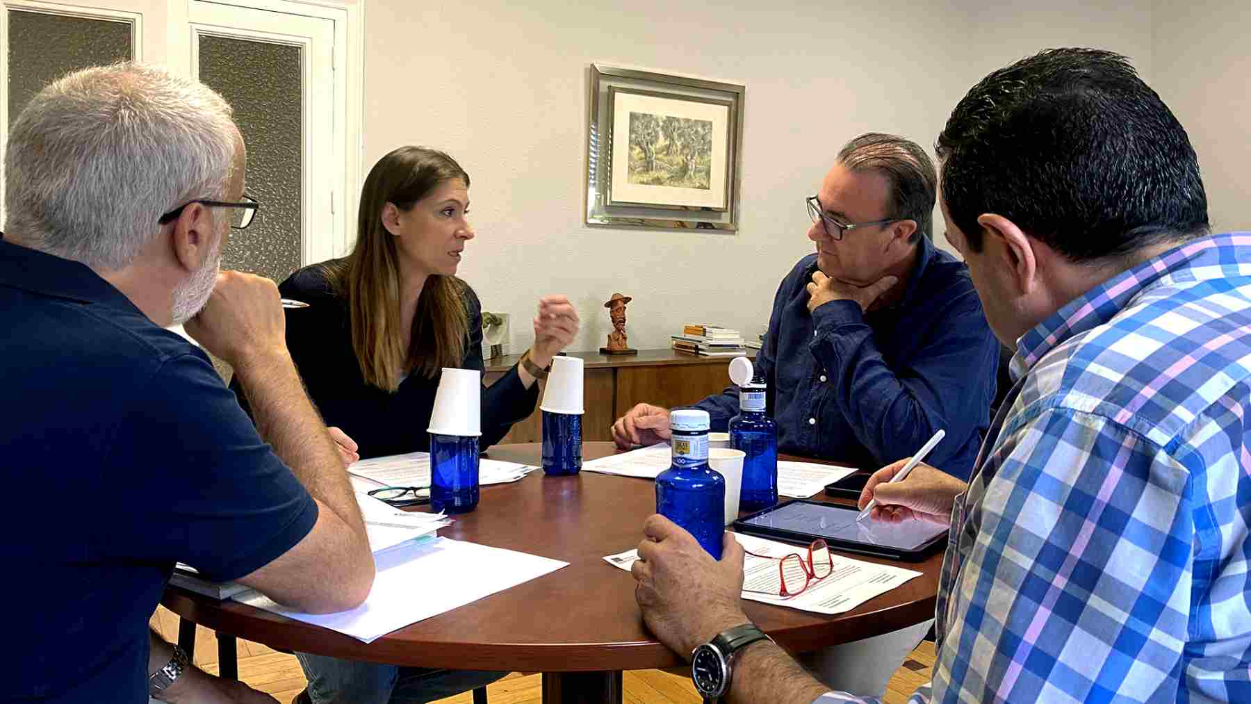 Reunión entre miembros de SATSE y CESM.