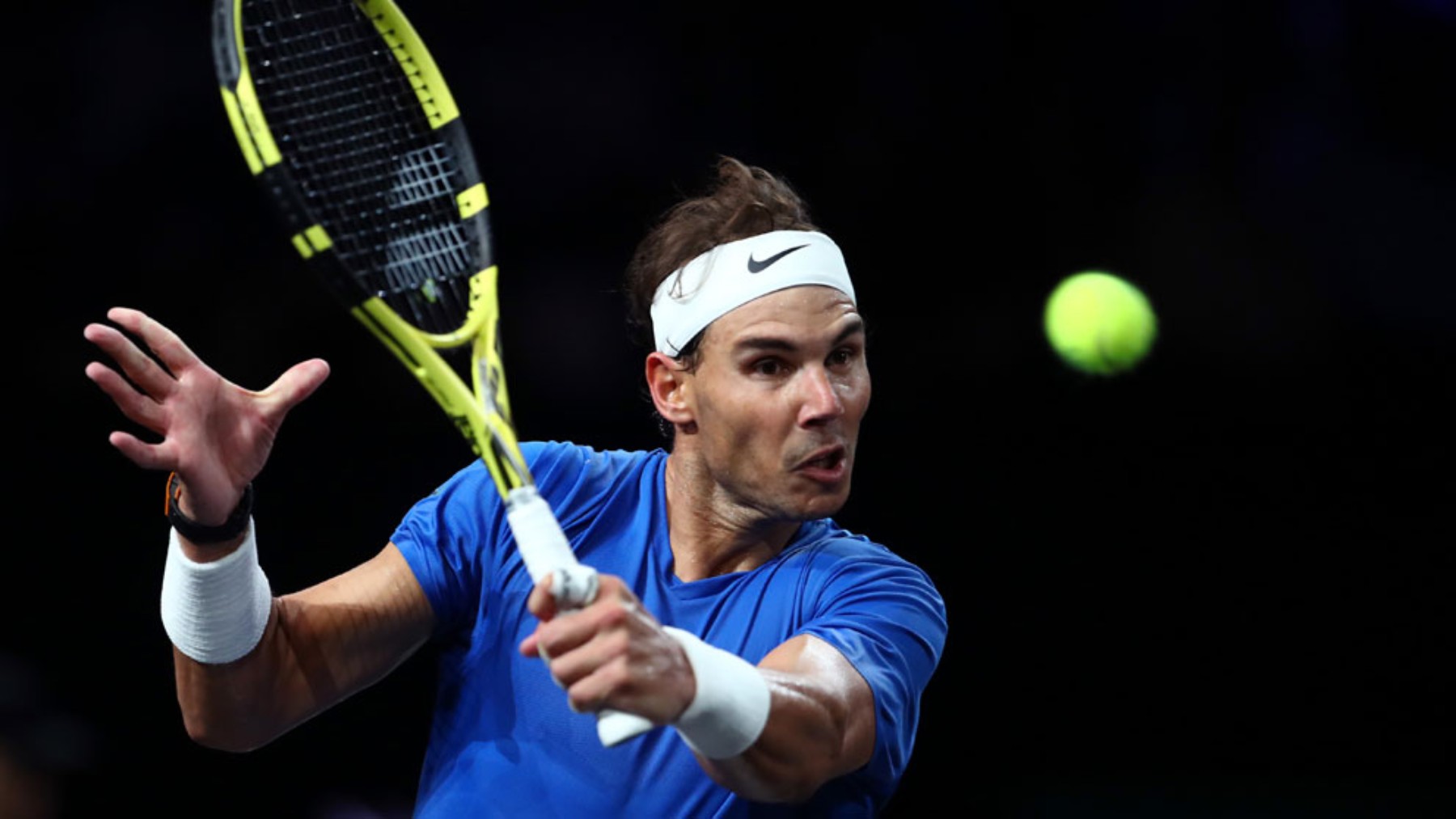 Rafa Nadal, durante la Laver Cup. (Getty)