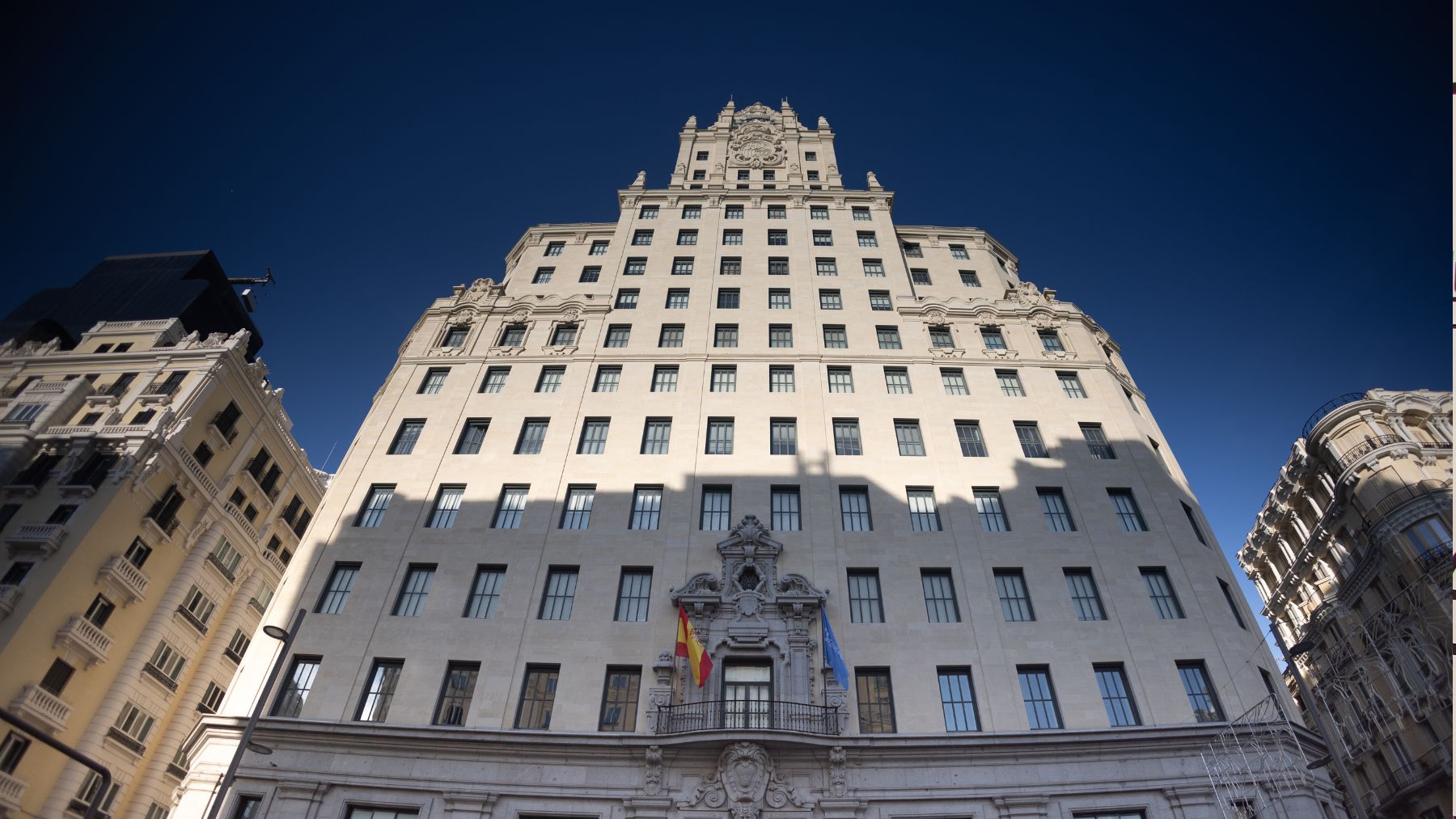 Edificio de Telefónica en Gran Vía (Madrid). (Foto: EP).