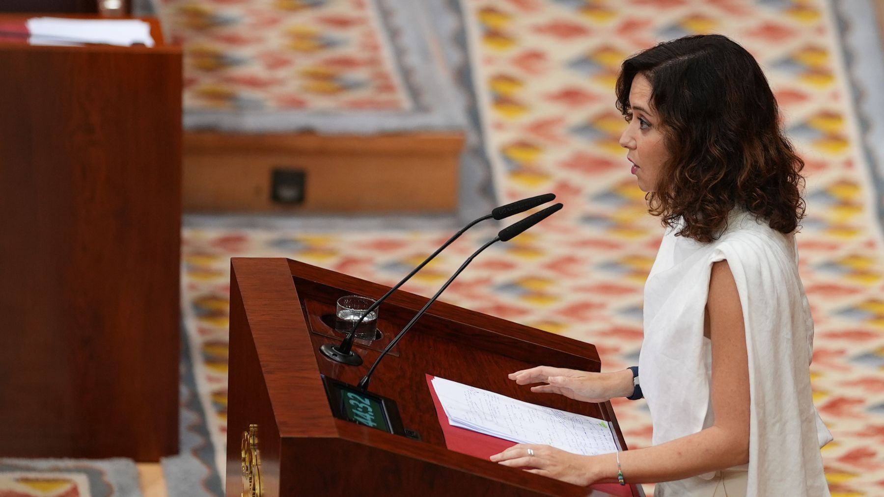 Isabel Díaz Ayuso, presidenta de la Comunidad de Madrid.