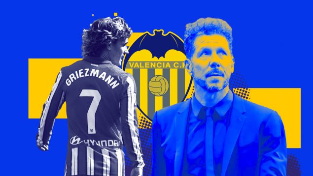 Griezmann y Simeone, ante uno de sus rivales predilectos