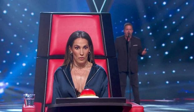 Malú en 'La Voz', programa de talentos de Antena 3. (Atresmedia)