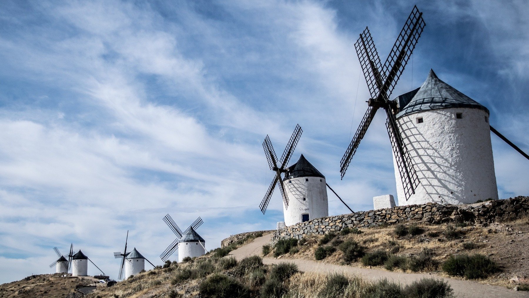 Molinos de viento.