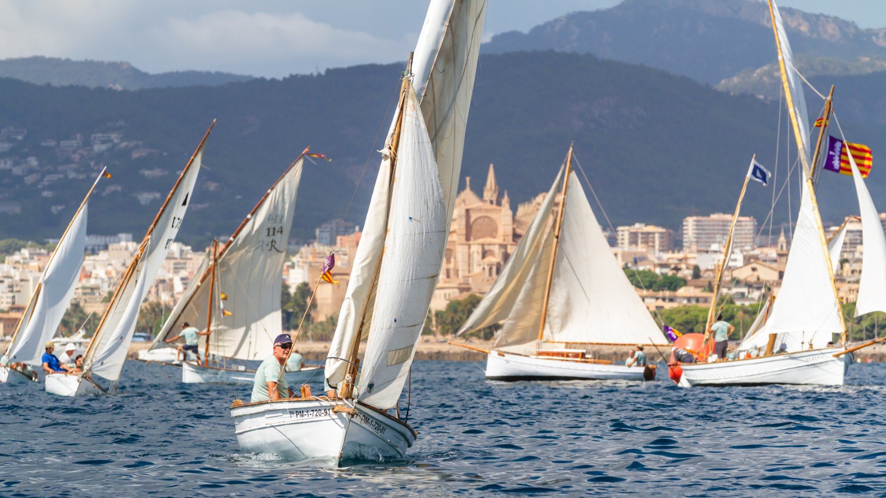 Un momento de la regata.