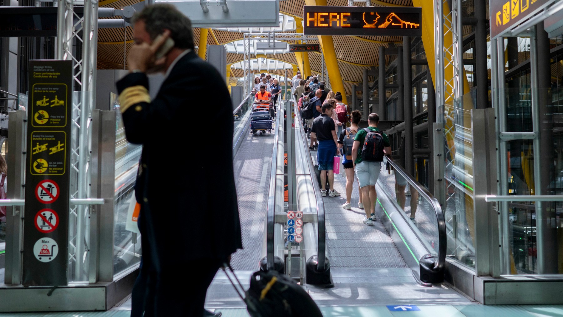 Una imagen del aeropuertos de Barajas. (EP)