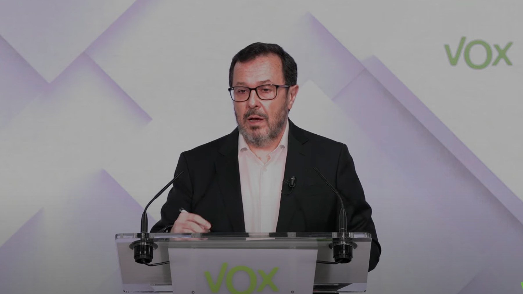 José Antonio Fúster, portavoz de Vox.