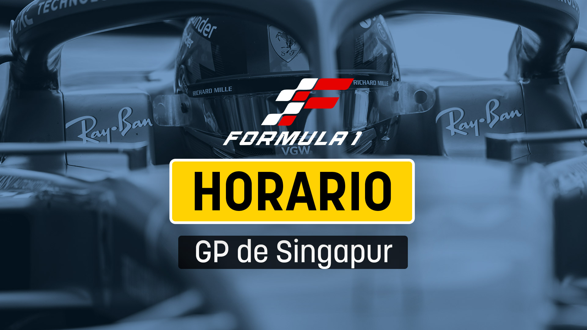 Horario de F1 GP de Singapur: dónde ver gratis y a qué hora es la Fórmula 1 en vivo y por TV.