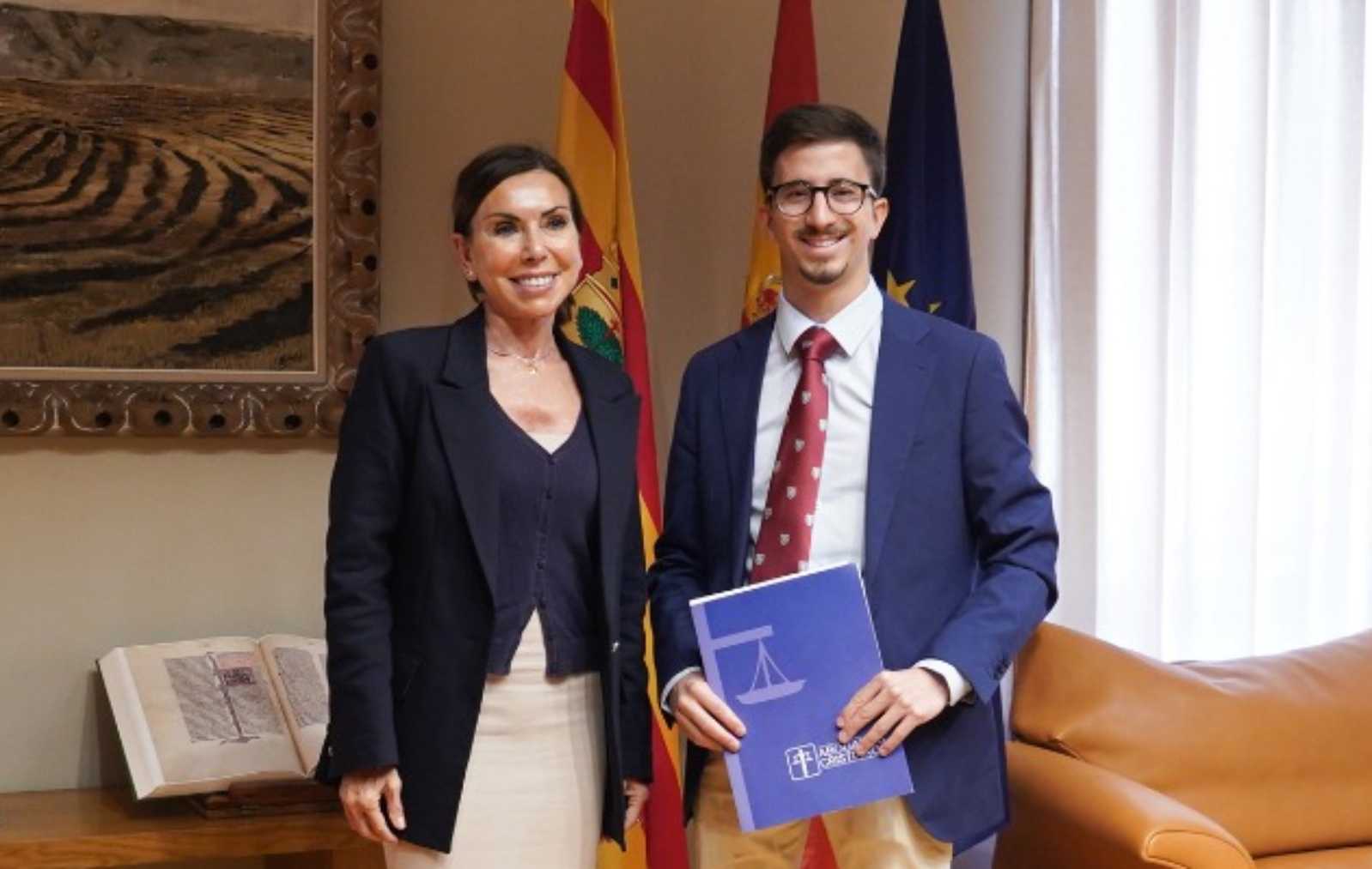 Marta Fernández y Pablo Jarque.