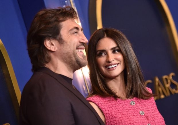 Pen&eacute;lope Cruz y Javier Bardem en un evento