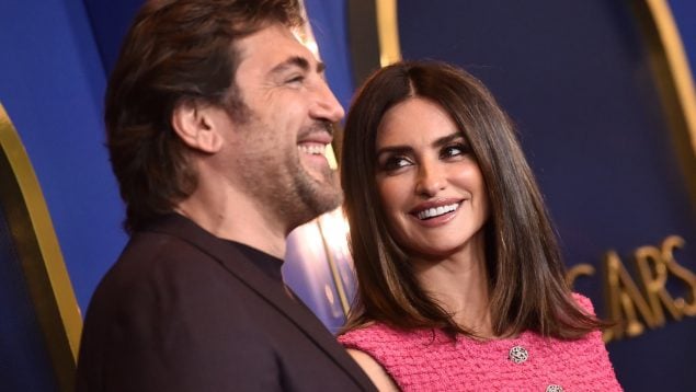 Penélope Cruz y Javier Bardem en un evento