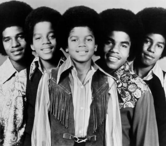 Foto de los Jackson 5 compartida por los hijos de Tito Jackson en su anuncio de fallecimiento (Instagram).