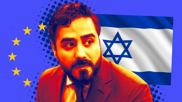 Alvise Pérez, Parlamento Europeo, Unión Europea, Israel