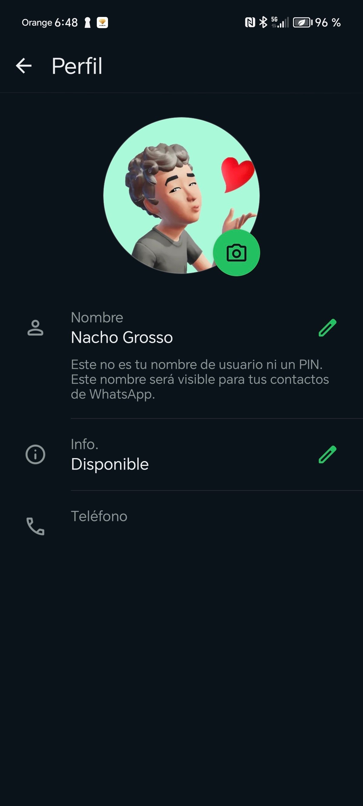 avatar WhatsApp Android