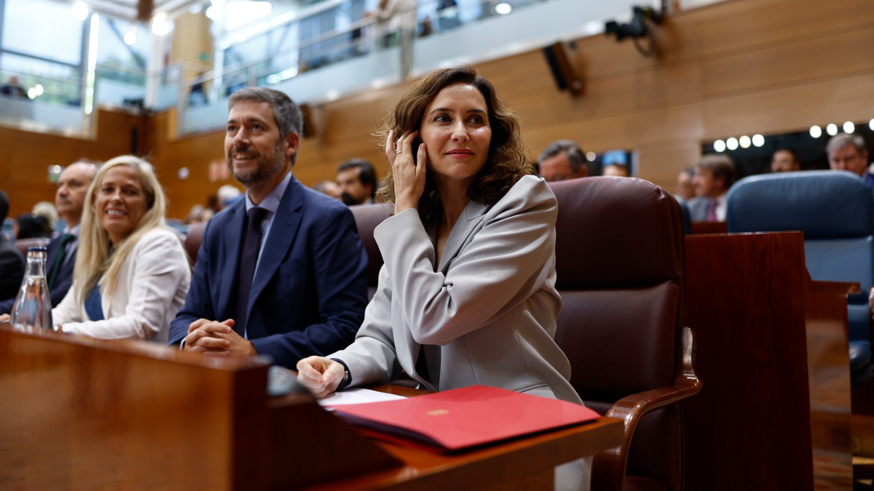 Ayuso en el debate sobre el estado de la Región. (EFE)