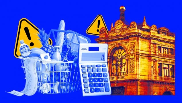 Banco de España, inflación, alimentos, previsiones, dinero casa