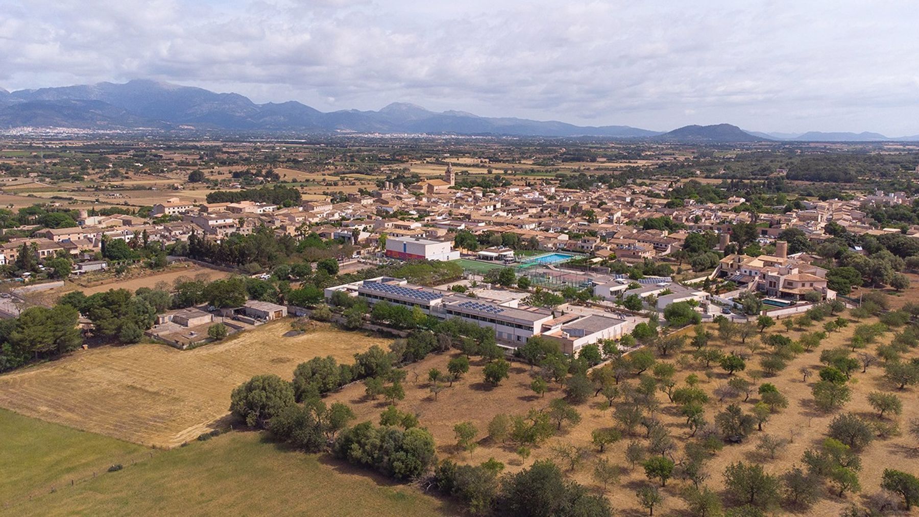 Vista panorámica de Sencelles.