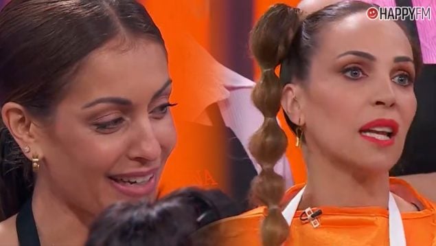 Hiba Abouk y Nerea Garmendia en MasterChef Celebrity 9. (RTVE)