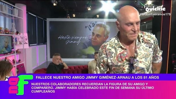 Kiko Matamoros, emocionado tras hablar del deseo de Jimmy Giménez-Arnau que quiere cumplir. (Canal Quickie)