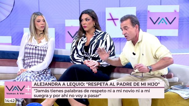 Adriana Dorronsoro ha vivido la pelea entre Alejandra Rubio y Lecquio en primera persona en el plató de Vamos a ver (Mediaset).