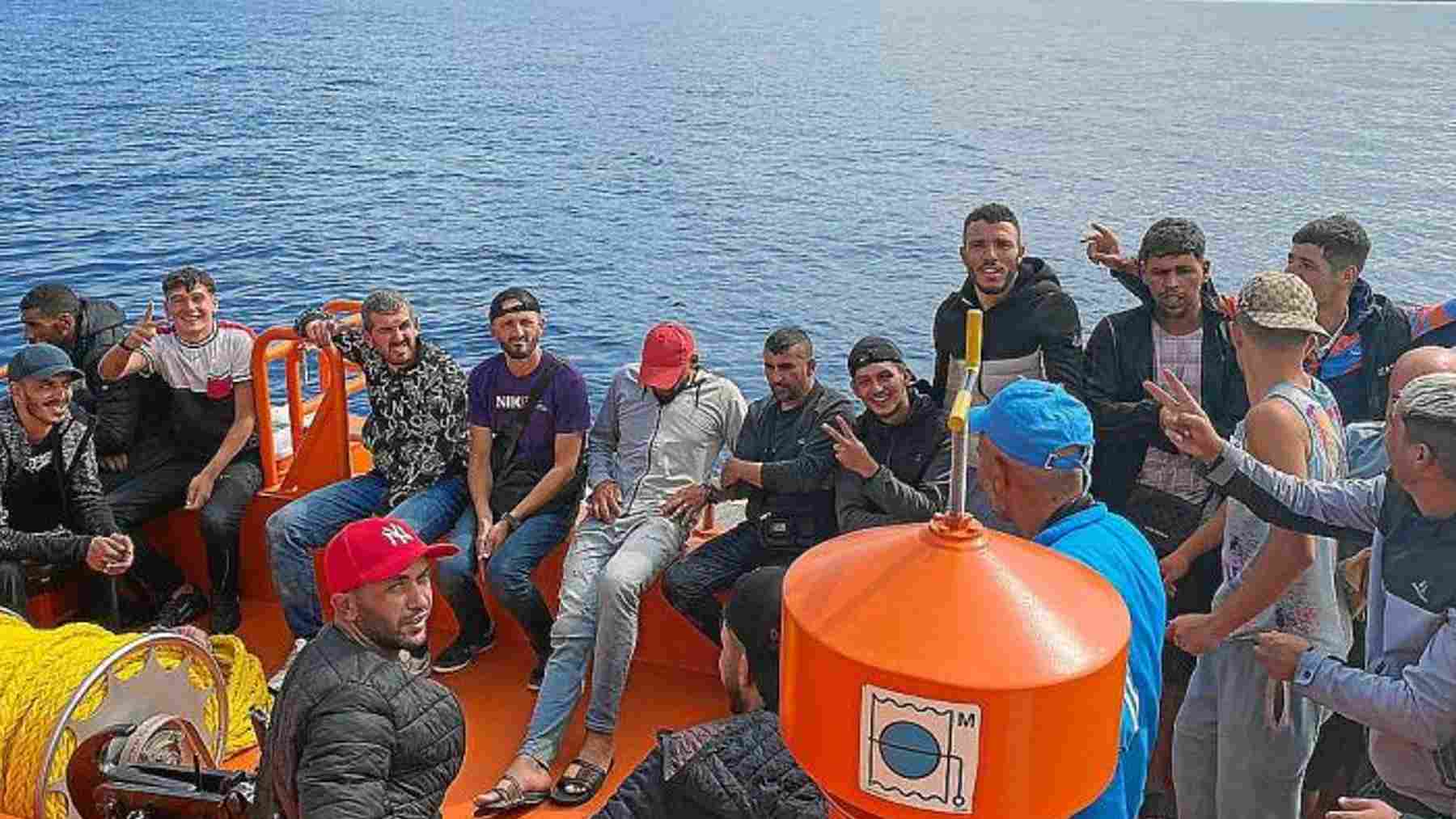 Inmigrantes llegados en patera a Baleares.