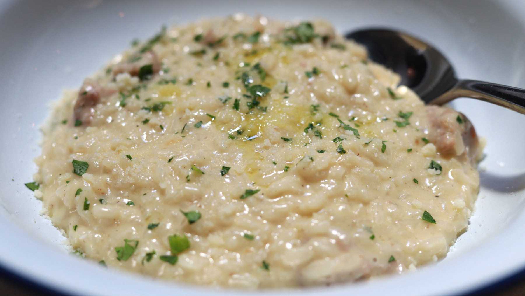 Risotto de calabaza.