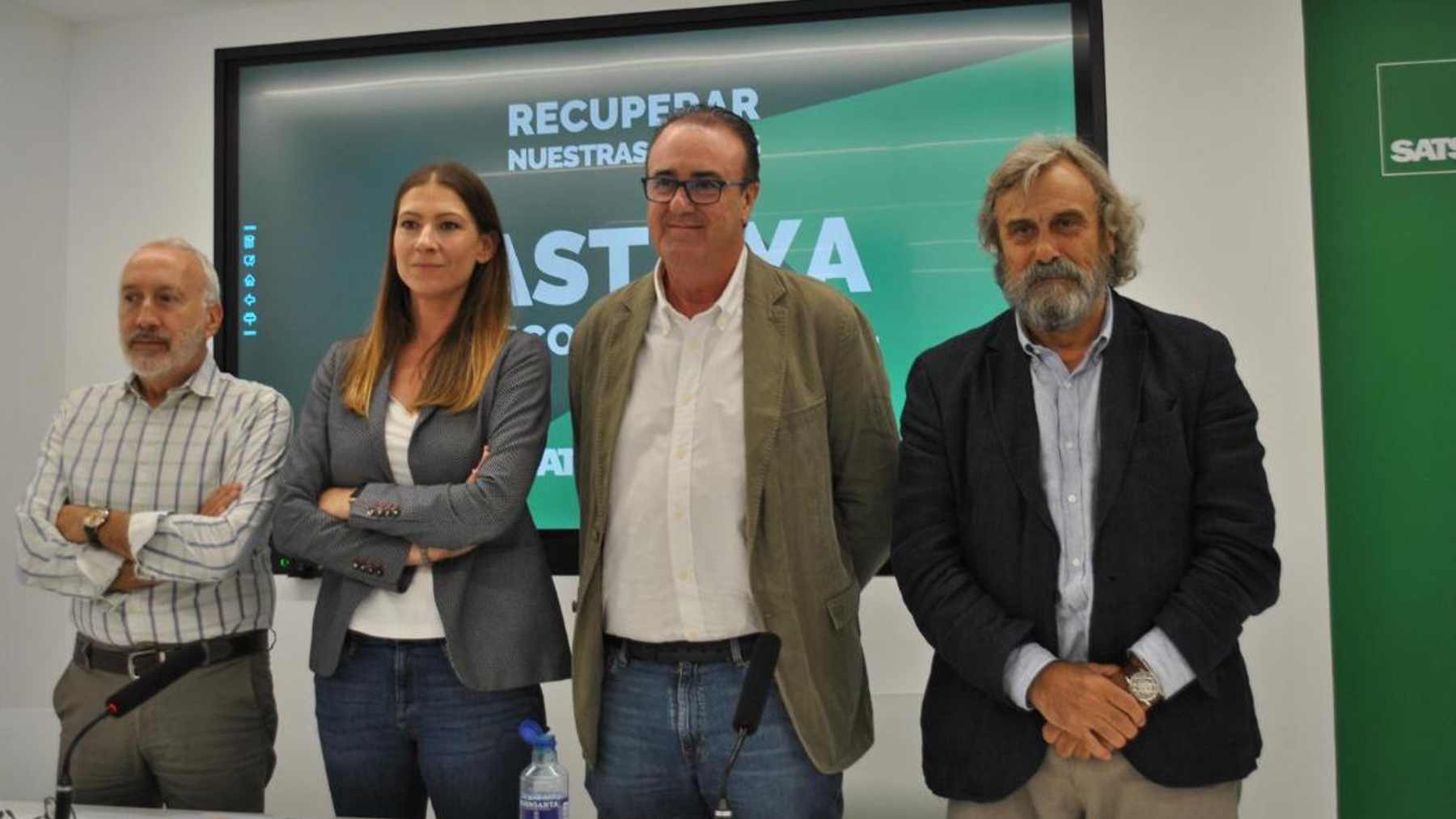 Rafael Reig , Laura Villaseñor, Víctor Pedrera y Miguel Lázaro.