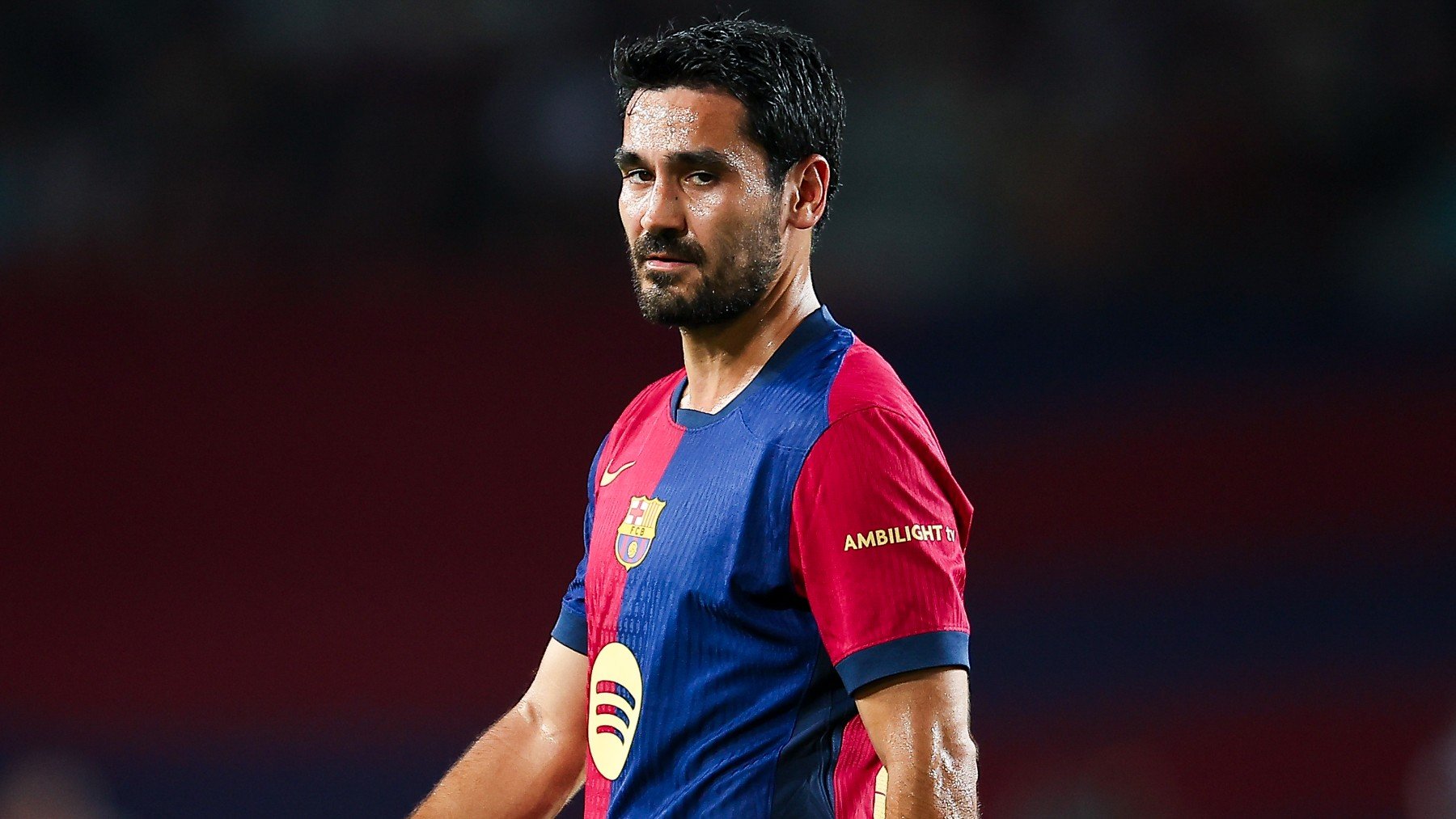 Ilkay Gündogan durante su último partido con la camiseta del Barcelona. (Getty)