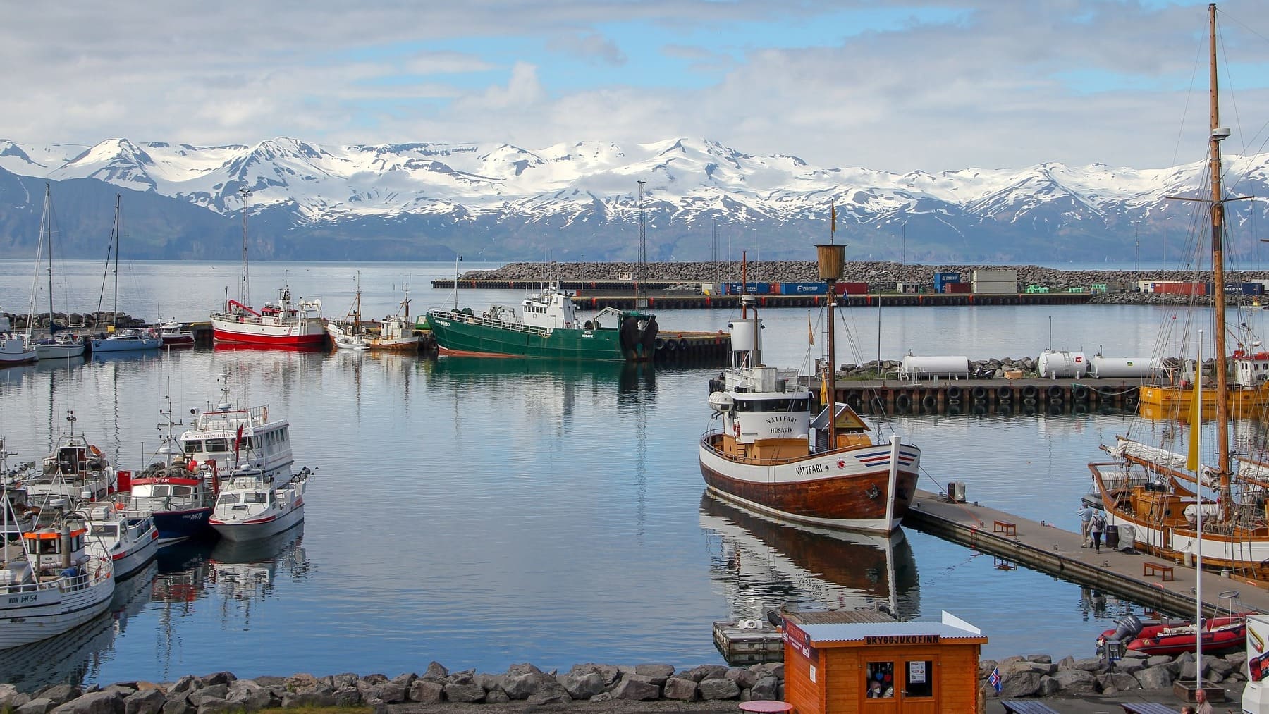 Puerto de Islandia.