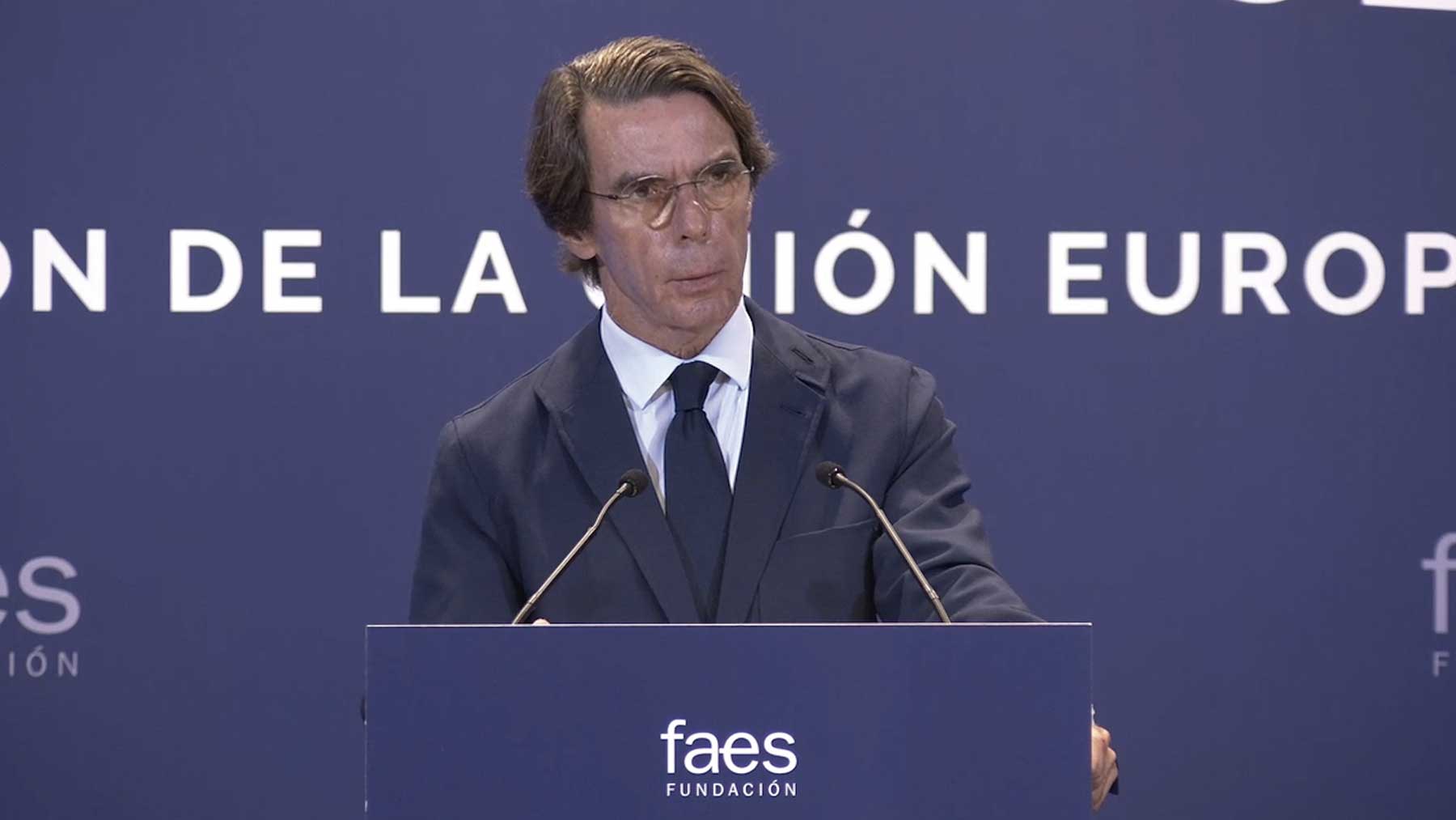 José María Aznar, presidente de FAES.