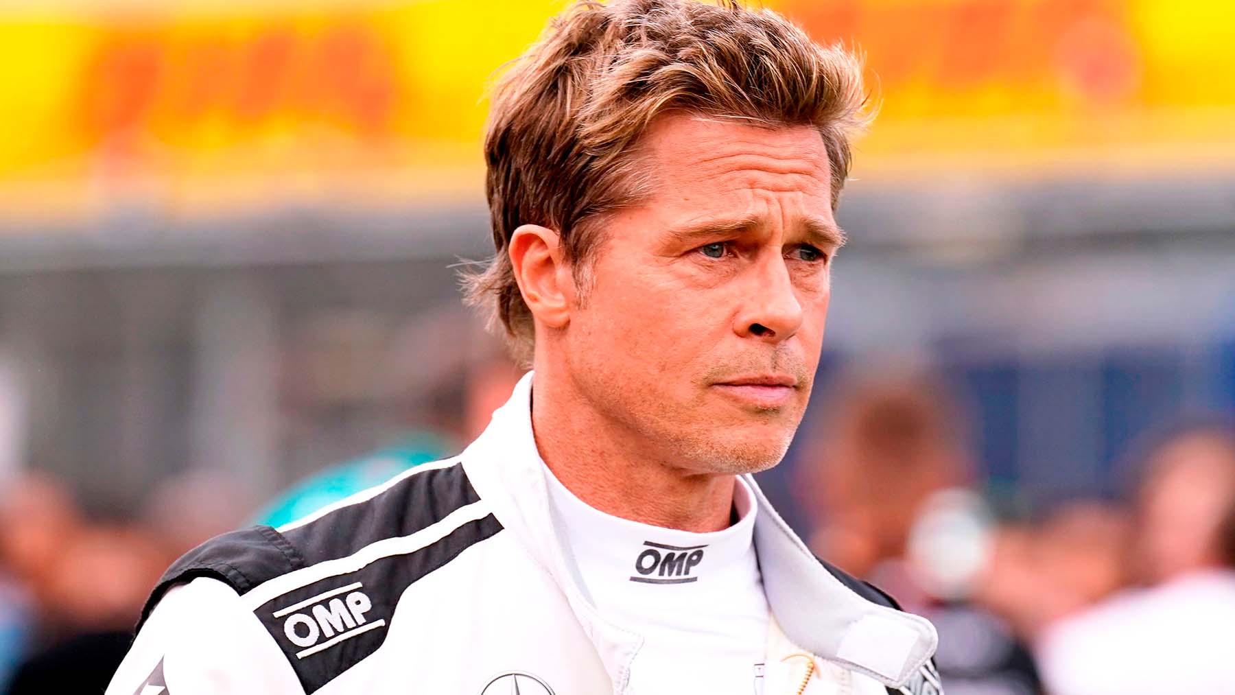 Brad Pitt en el rodaje de ‘F1’ (Apple TV +).