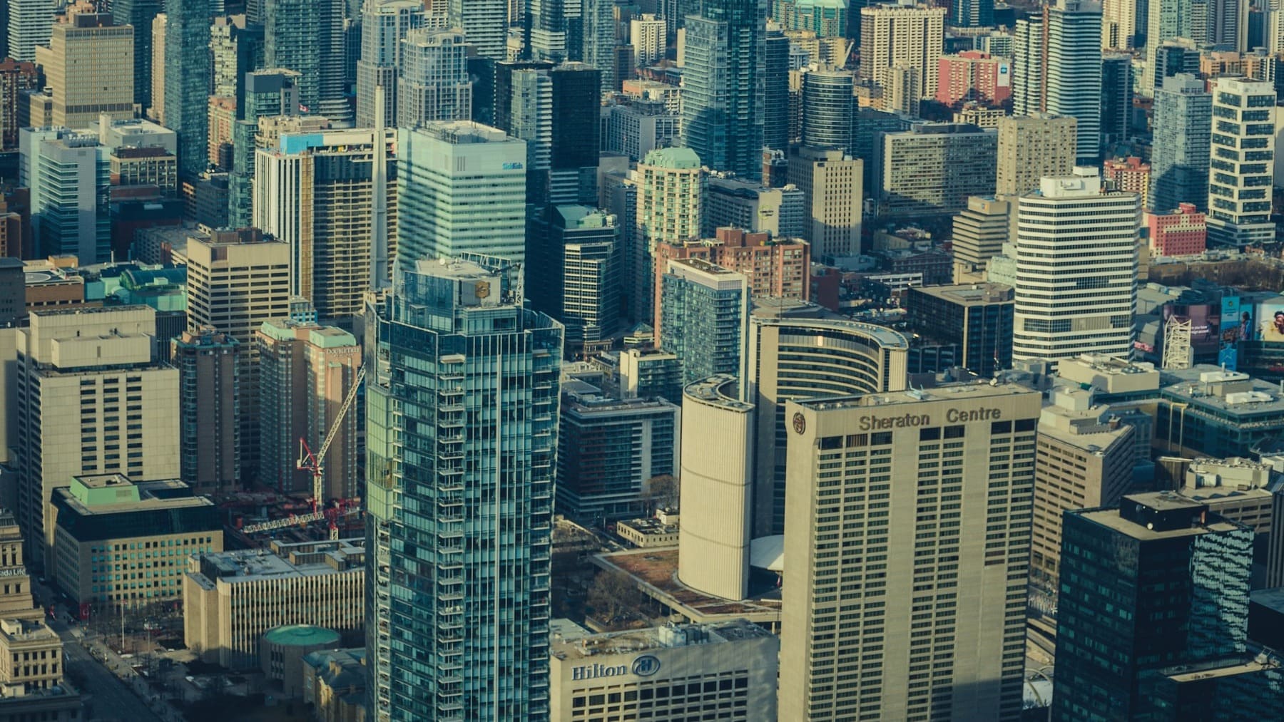 Vista aérea de Toronto.