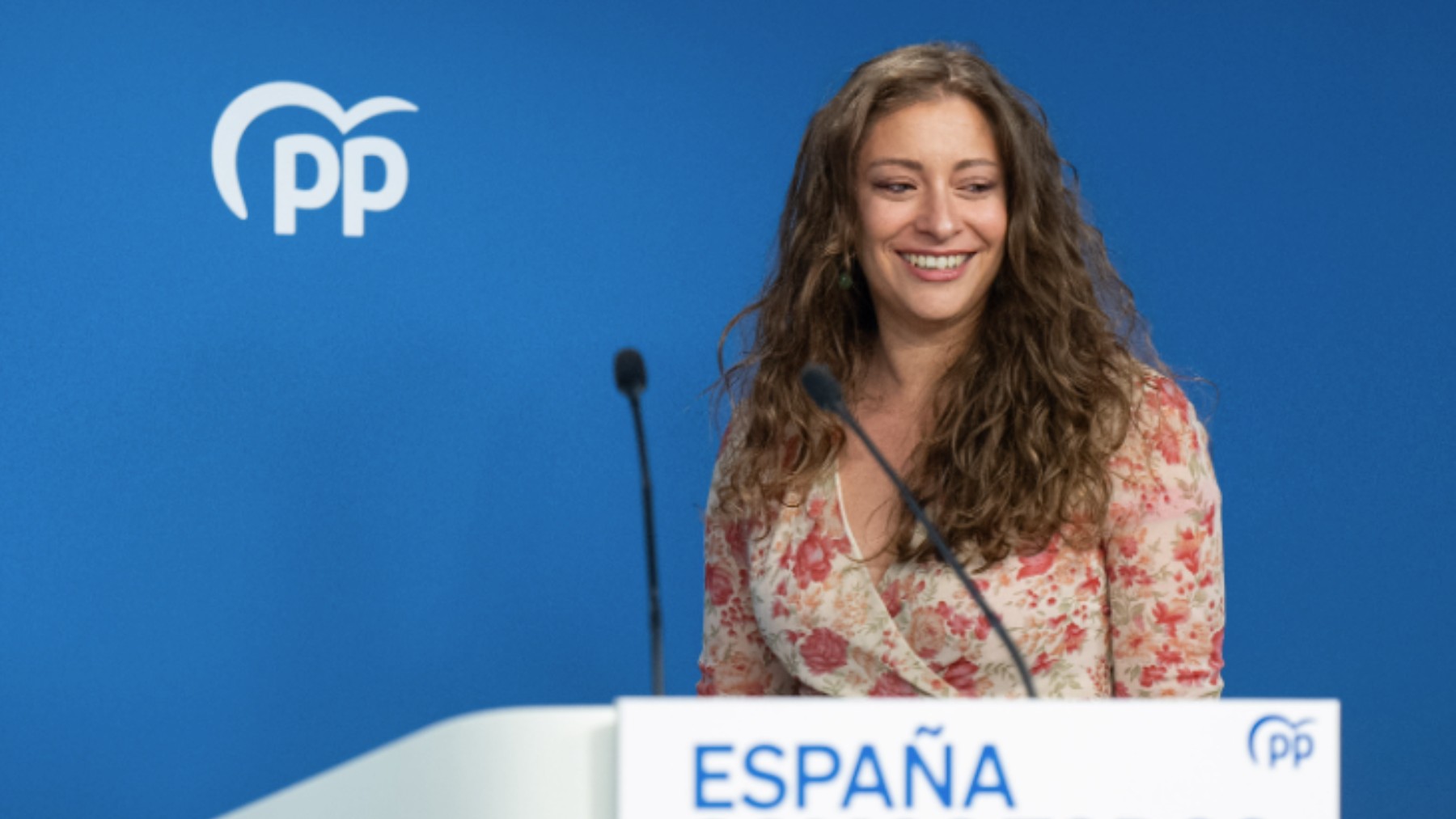 La presidenta del PP de León y vicesecretaria nacional de Sanidad y Educación, Ester Muñoz.