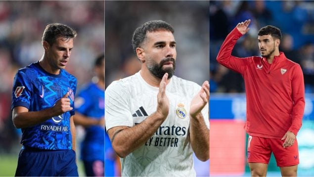 Azpilicueta, Carvajal, Isaac Romero, futbolistas huelga lesionados