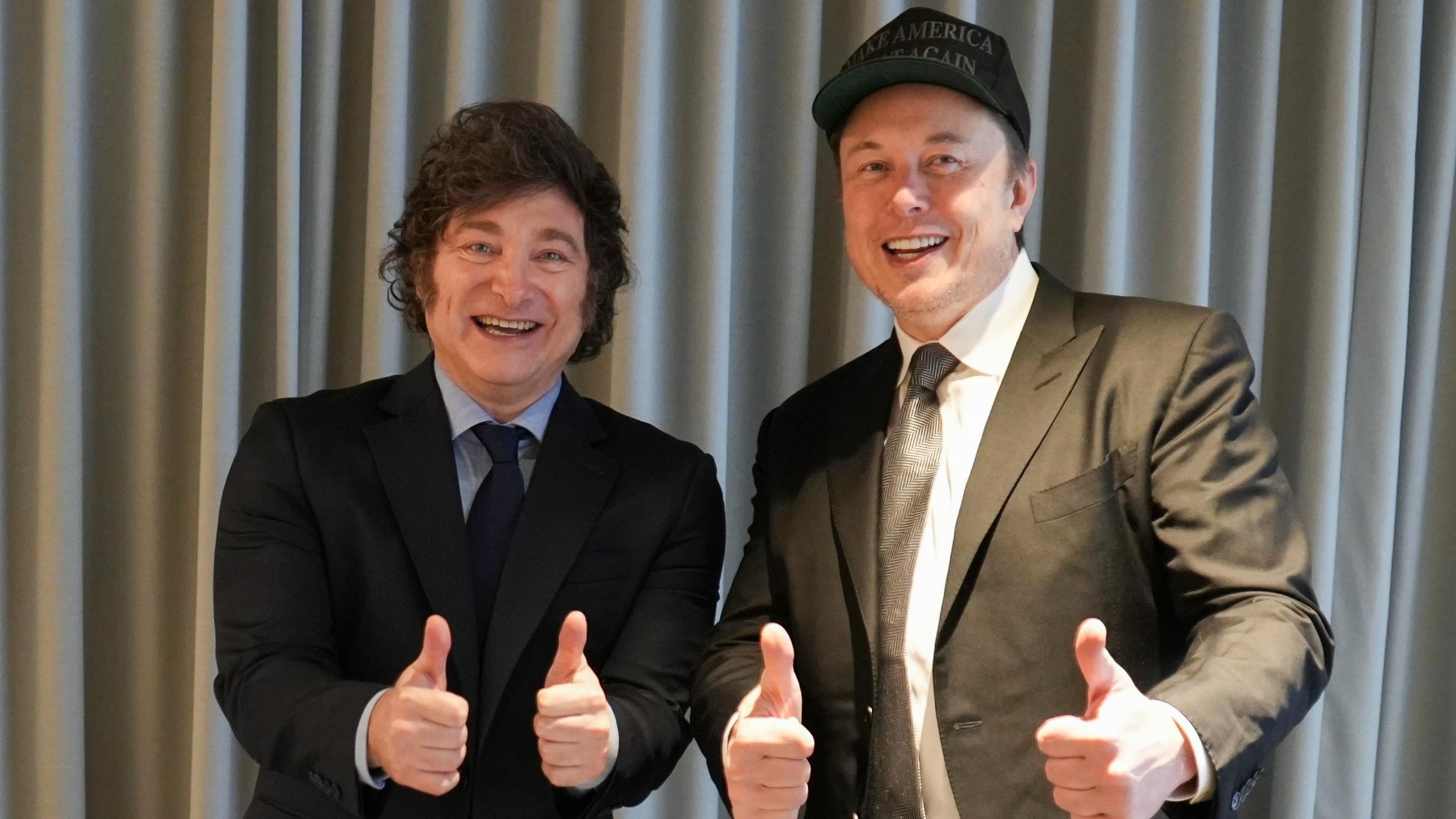 Elon Musk y Javier Milei en Nueva York. (Foto: Europa Press)